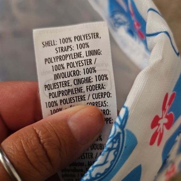 Disney Lilo & Stitch Floral Drawstring Lightweight Backpack main image 13